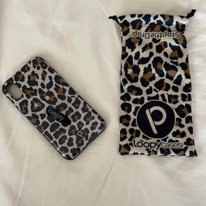 Leopard Loopy iPhone X case